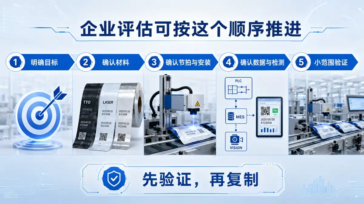 企业评估软包装激光替代TTO的推进顺序