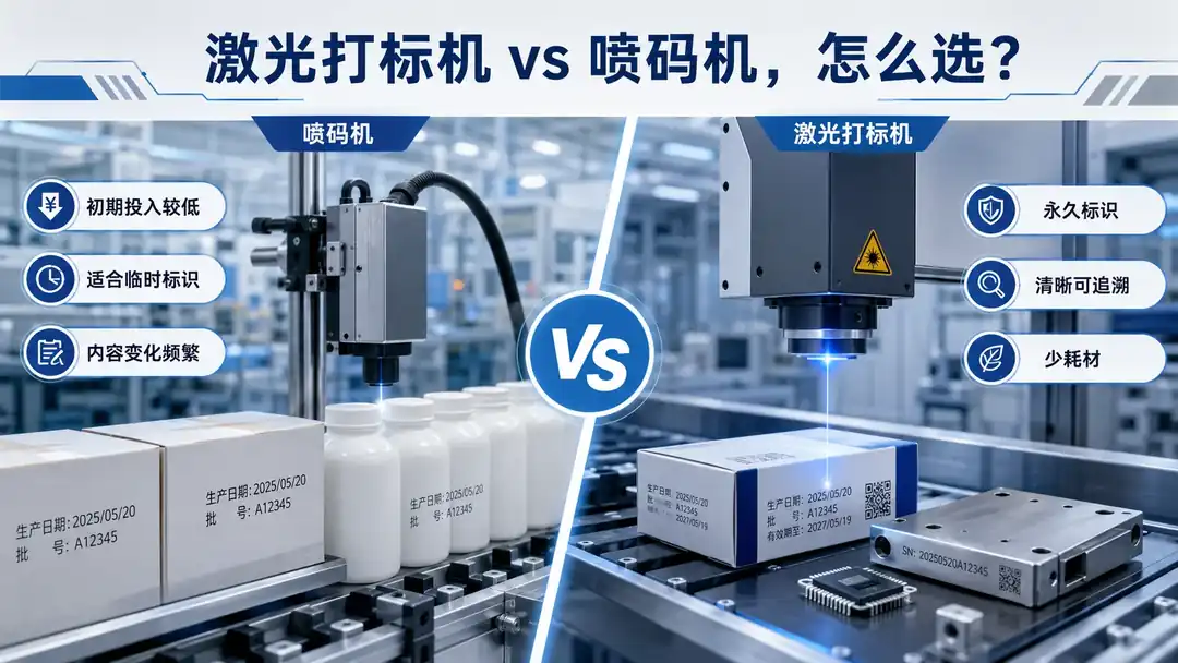 激光打标机和喷码机怎么选