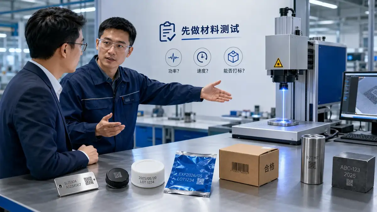 为什么激光打标前一定要先做材料测试