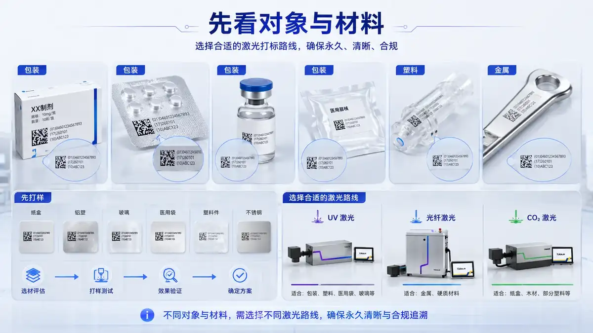 UDI激光标识先看对象与材料
