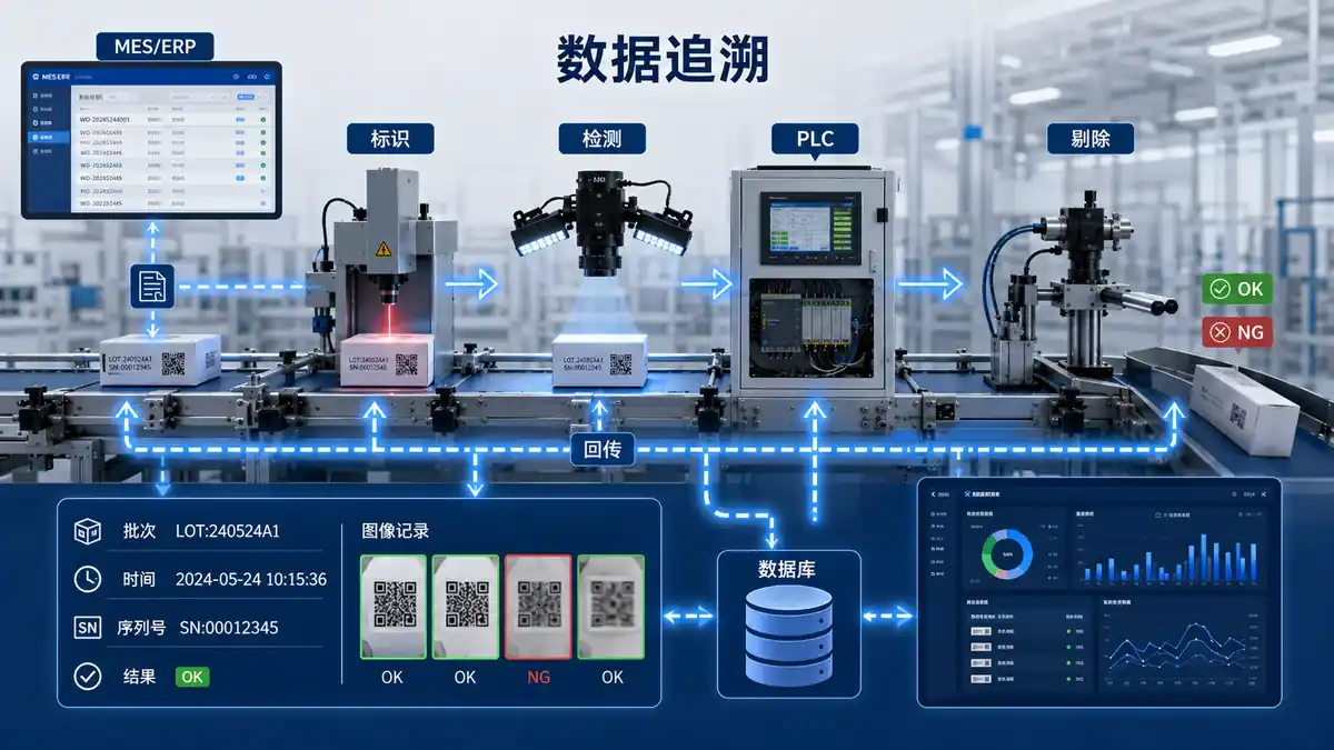视觉检测数据追溯链路