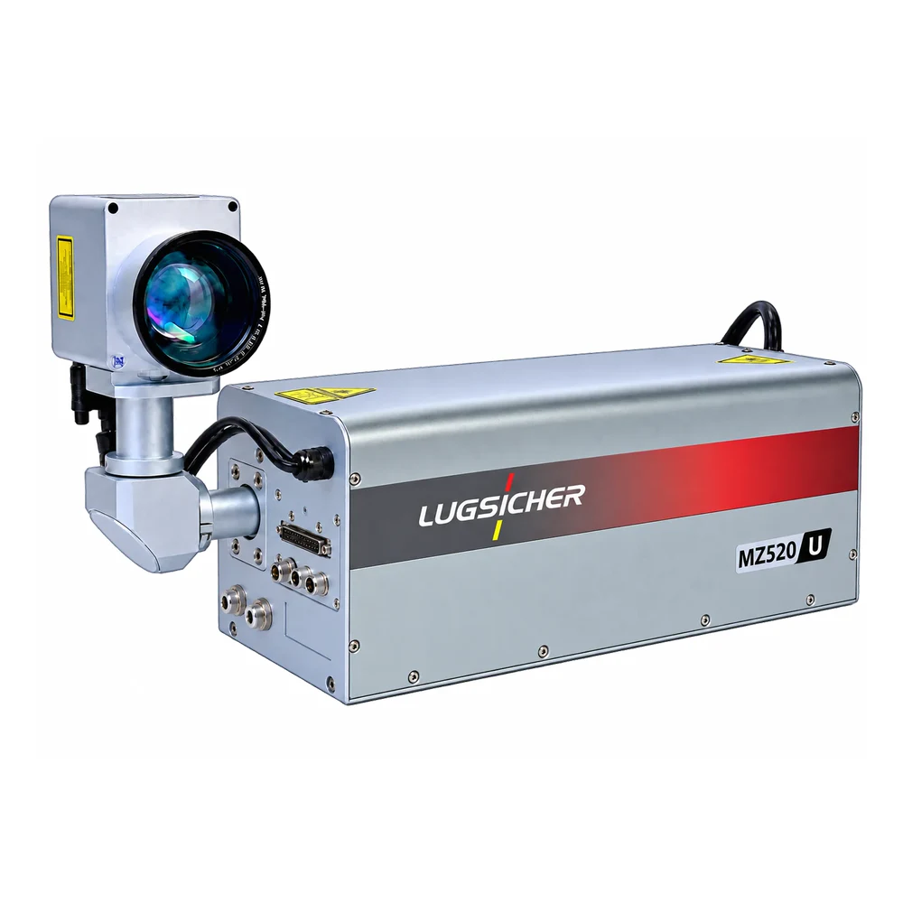 Front view of the MZ520U UV laser egg marking machine