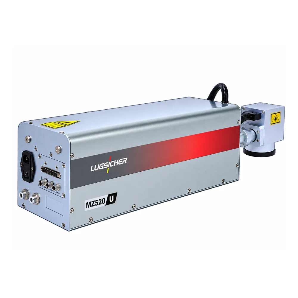 Connection ports on the MZ520U UV laser egg marking machine